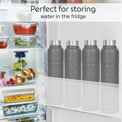 Prism Single Wall Bottle, Grey
