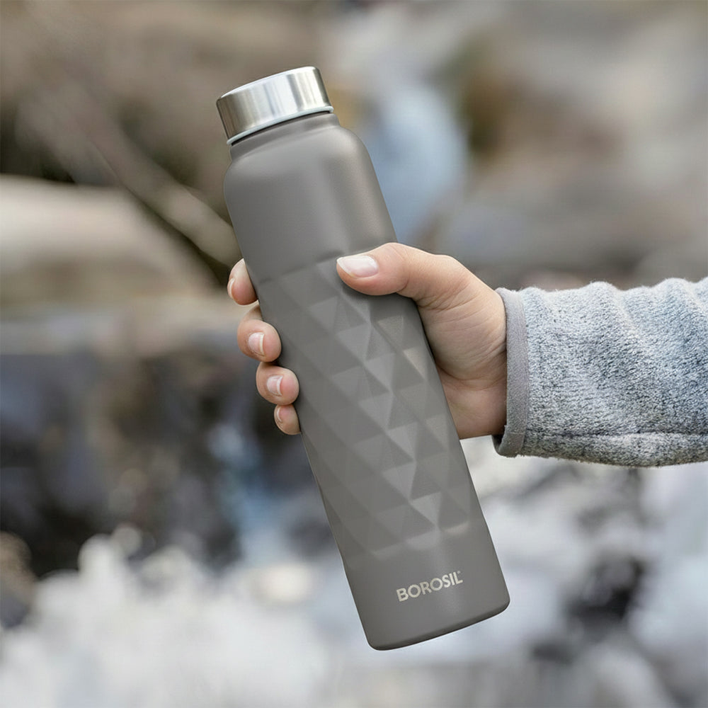 Prism Single Wall Bottle, Grey