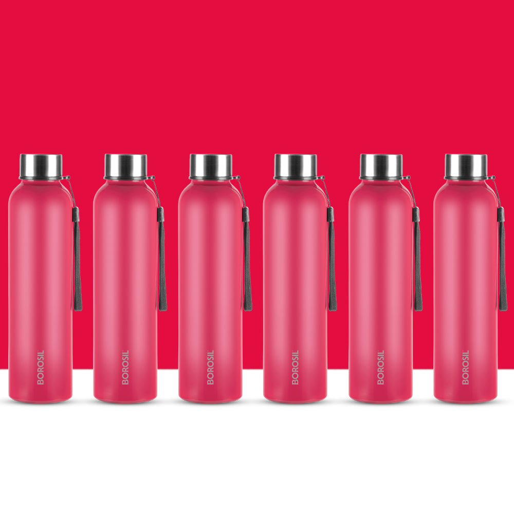 Laguna SS Single Wall Bottle Set, Red