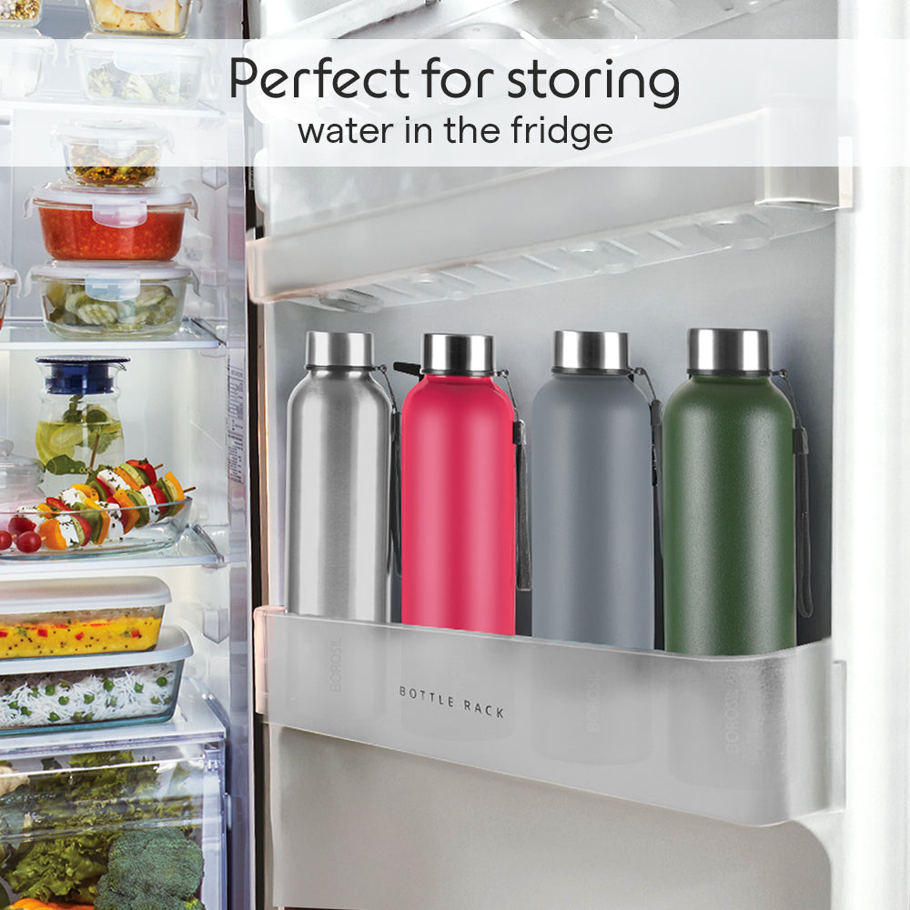 Borosil Laguna SS Bottle, 1L