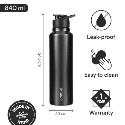 SipFresh Stainless Steel Single Wall Bottle, Galaxy