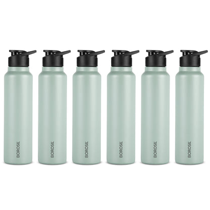SipFresh SS Single Wall Bottle Set, Mint