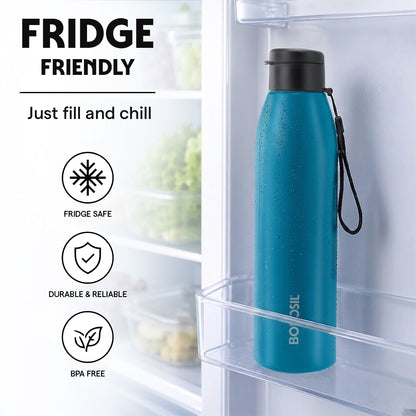Glint Single Wall Bottle, Blue