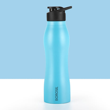 GripGo Single Wall Bottle Set, Blue
