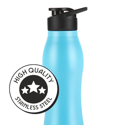 GripGo Single Wall Bottle Set, Blue