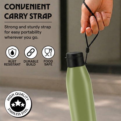 Glint Single Wall Bottle, Green
