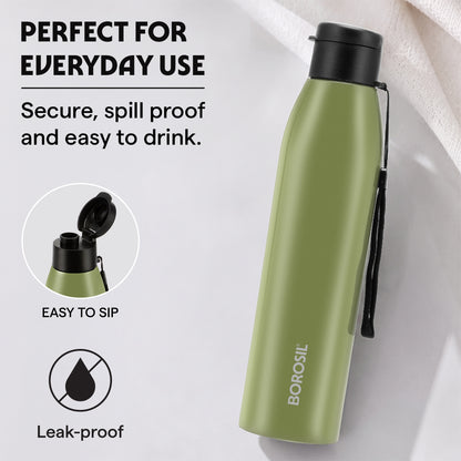 Glint Single Wall Bottle, Green