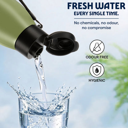 Glint Single Wall Bottle, Green