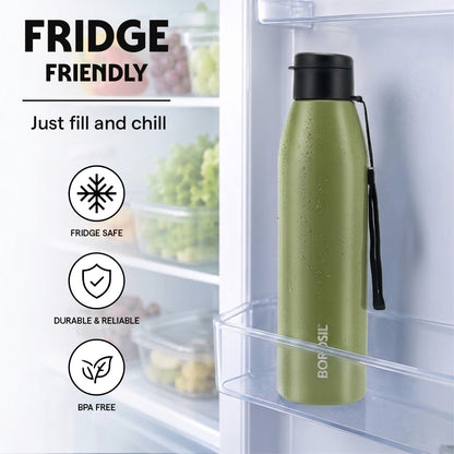 Glint Single Wall Bottle, Green