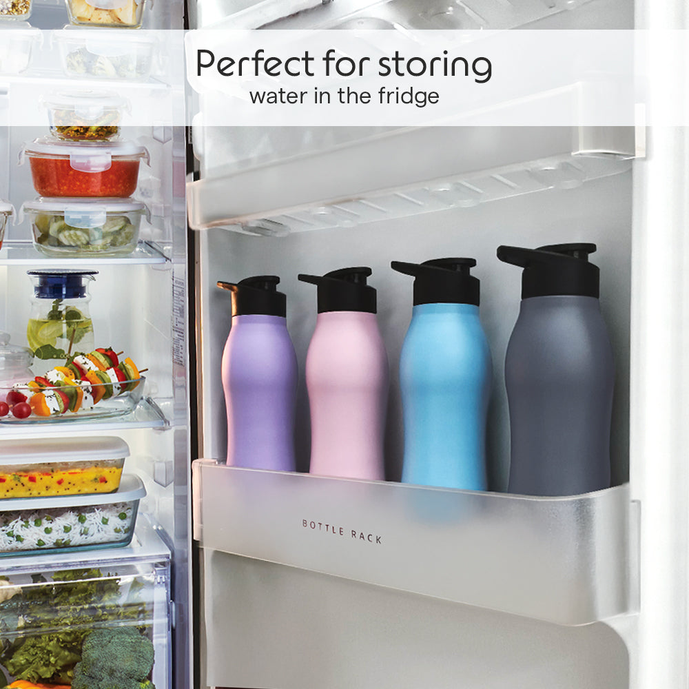 GripGo Single Wall Bottle Set, Pink