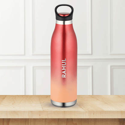 Personalised Colour Crush Vacuum Insulated Bottle, Red