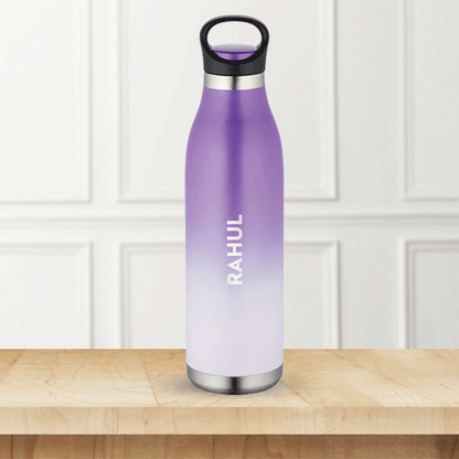 Personalised Colour Crush Vacuum Insulated Bottle, Violet
