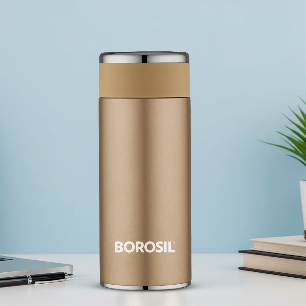 Borosil Travelsmart Rose Gold, 200ml