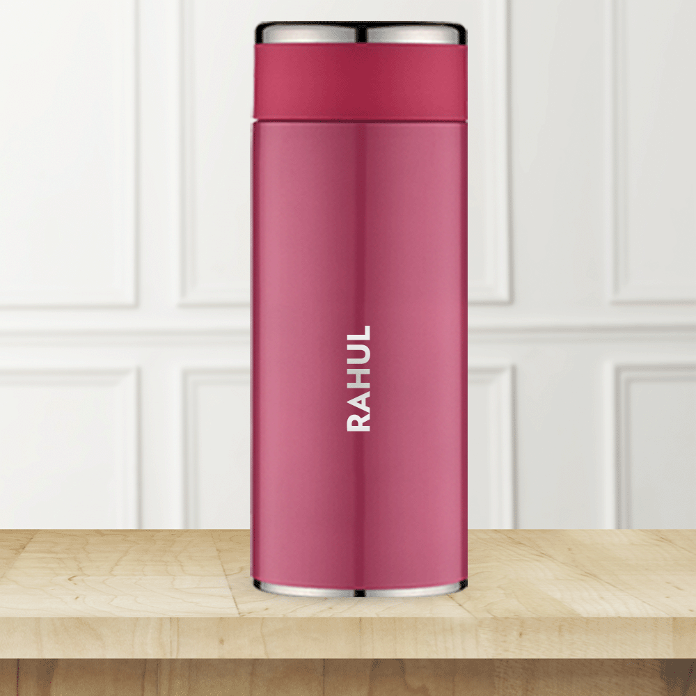 Borosil Travelsmart Pink Personalise, 200ml