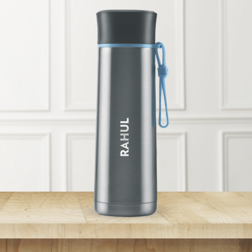 BOROSIL Sprint 400 Ml Flask Water Bottle Pack Of 1 Steel Silver BOROSIL Sprint 400 Ml Flask Water Bottle Pack Of 1 Steel Silver