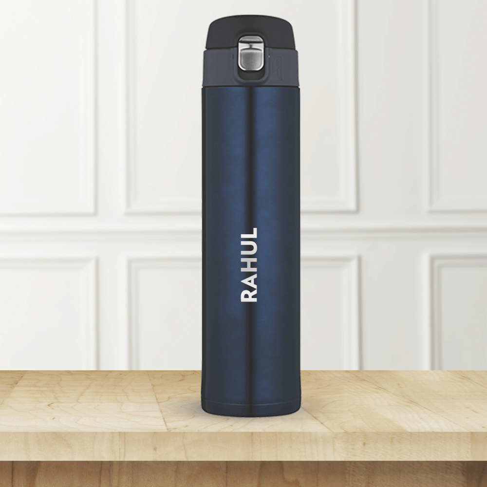 Borosil Nova, 500ml, Blue-Personalise