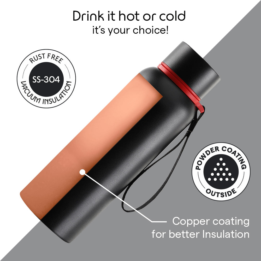 Trek Double Wall Bottle, Black