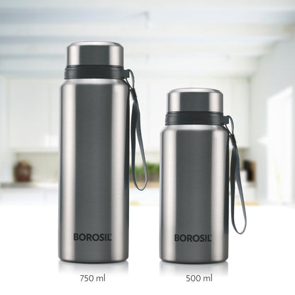 Thermo Flask Steel Natural Water Bottle