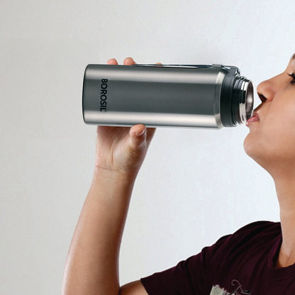 Thermo Flask Steel Natural Water Bottle
