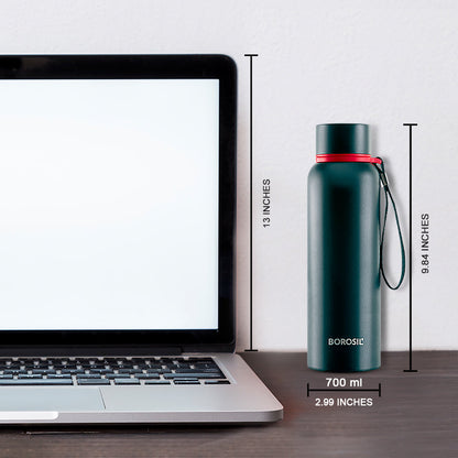 Personalised Trek Double Wall Bottle, Black