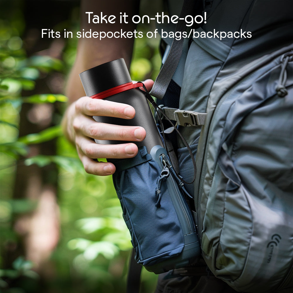 Trek Vacuum Insulated Bottle, Black