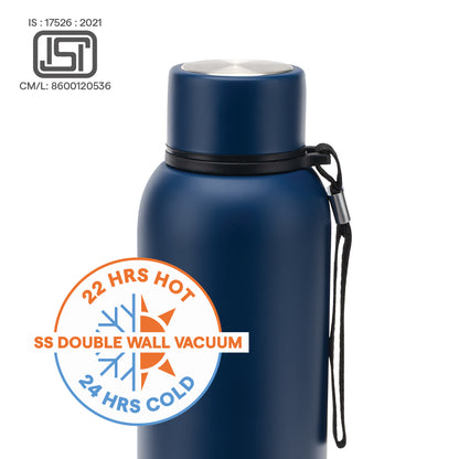 Personalised Trek Indigo Double Wall Bottle