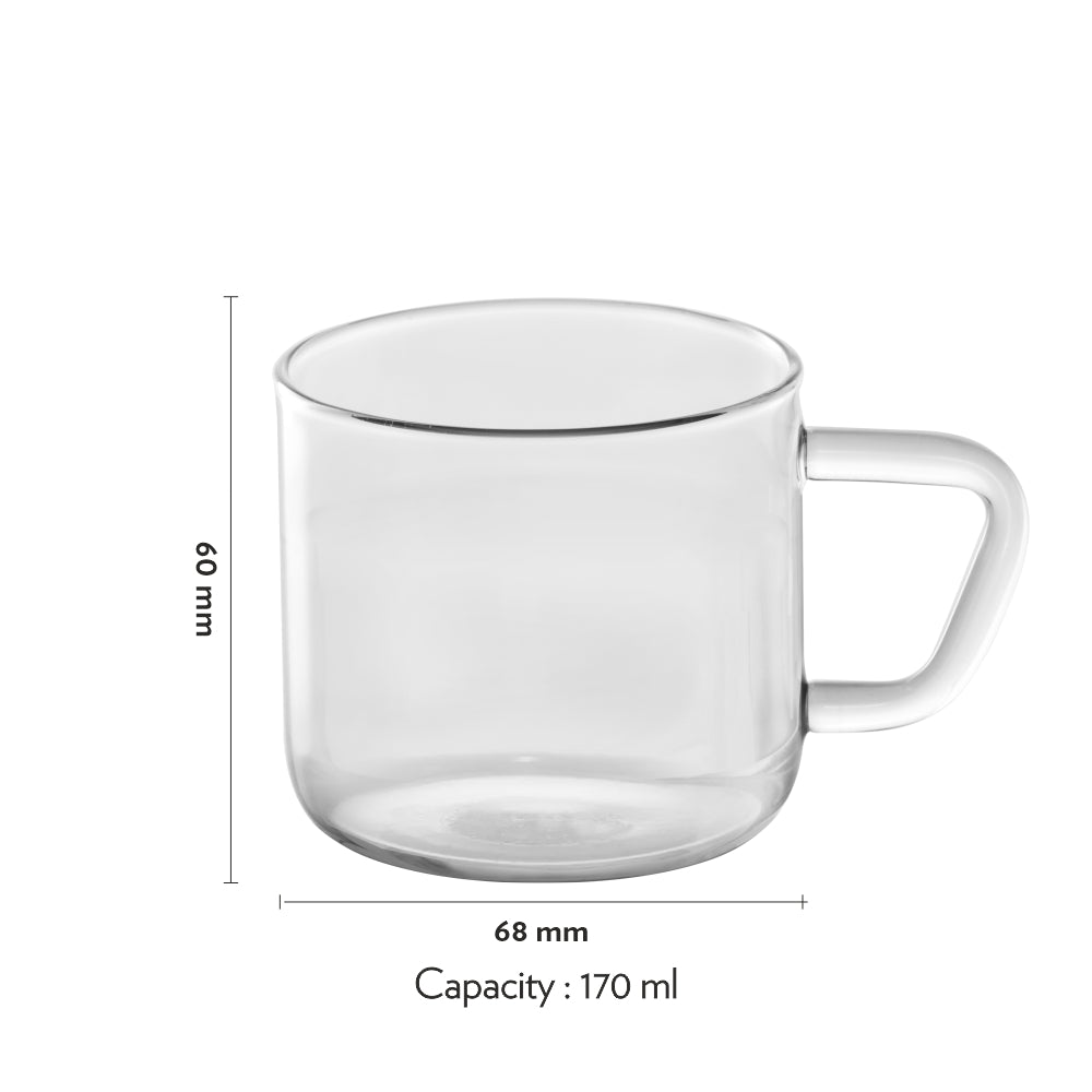 Radius Glass Mug Set