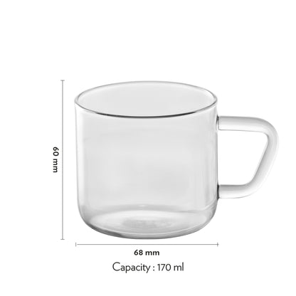 Radius Glass Mug Set