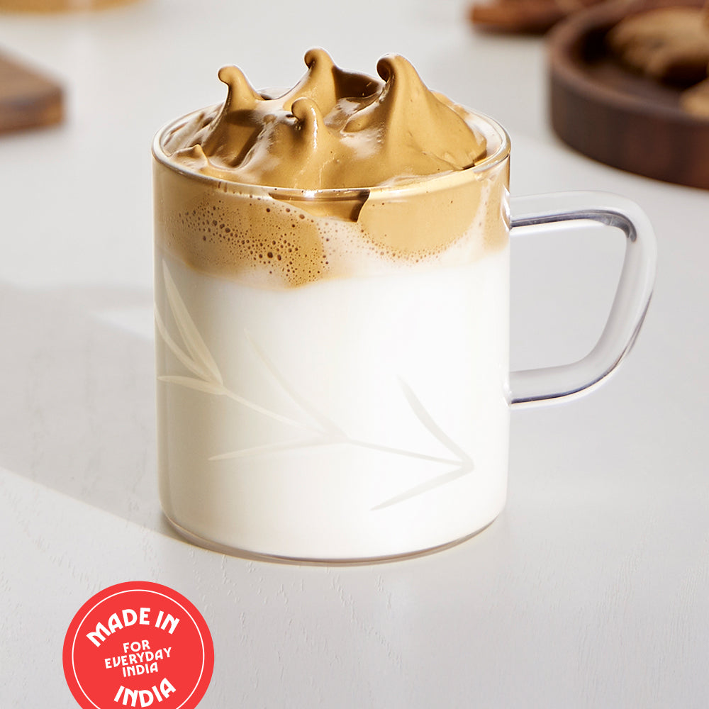 Emma Cutwork Classic Glass Mug Set