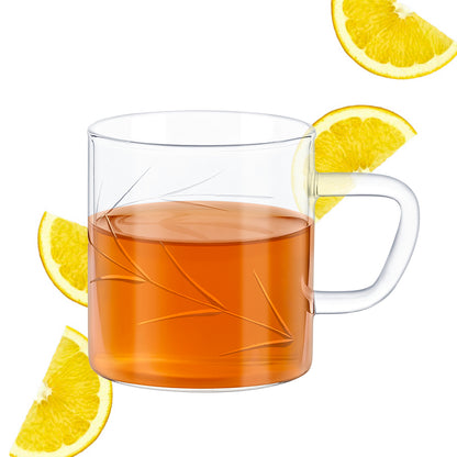 Emma Cutwork Classic Glass Mug Set