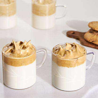 Emma Cutwork Classic Glass Mug Set