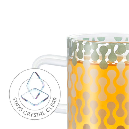 Borosil Vista Classic Glass Mug Set