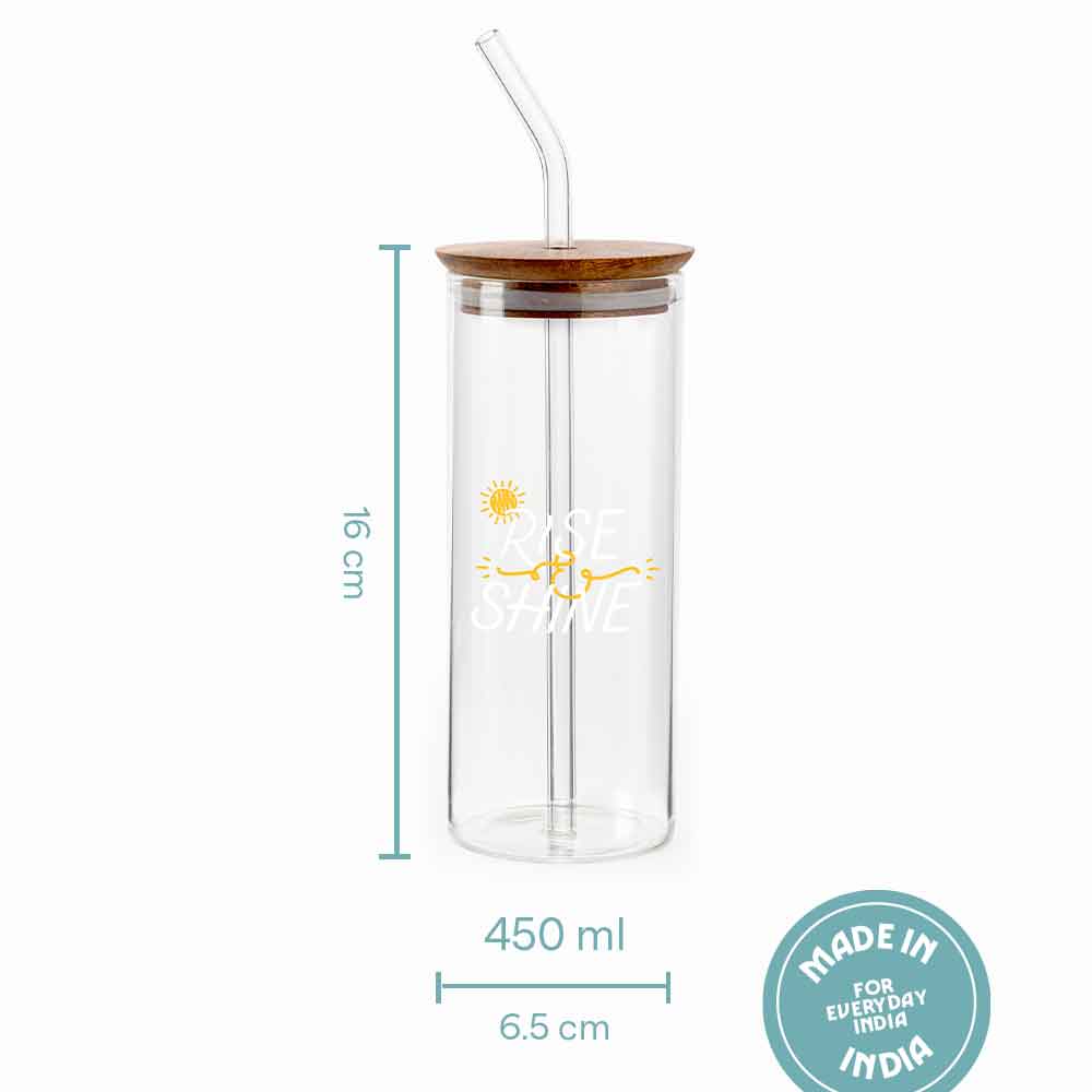 Borosil Brio and Rise & Shine Punch Glasses, Set of 2