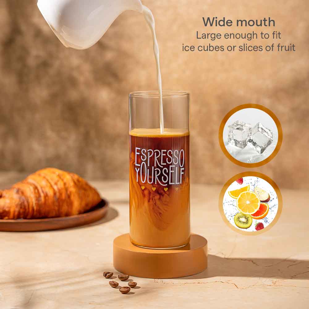 Borosil Brio and Rise & Shine Punch Glasses, Set of 2