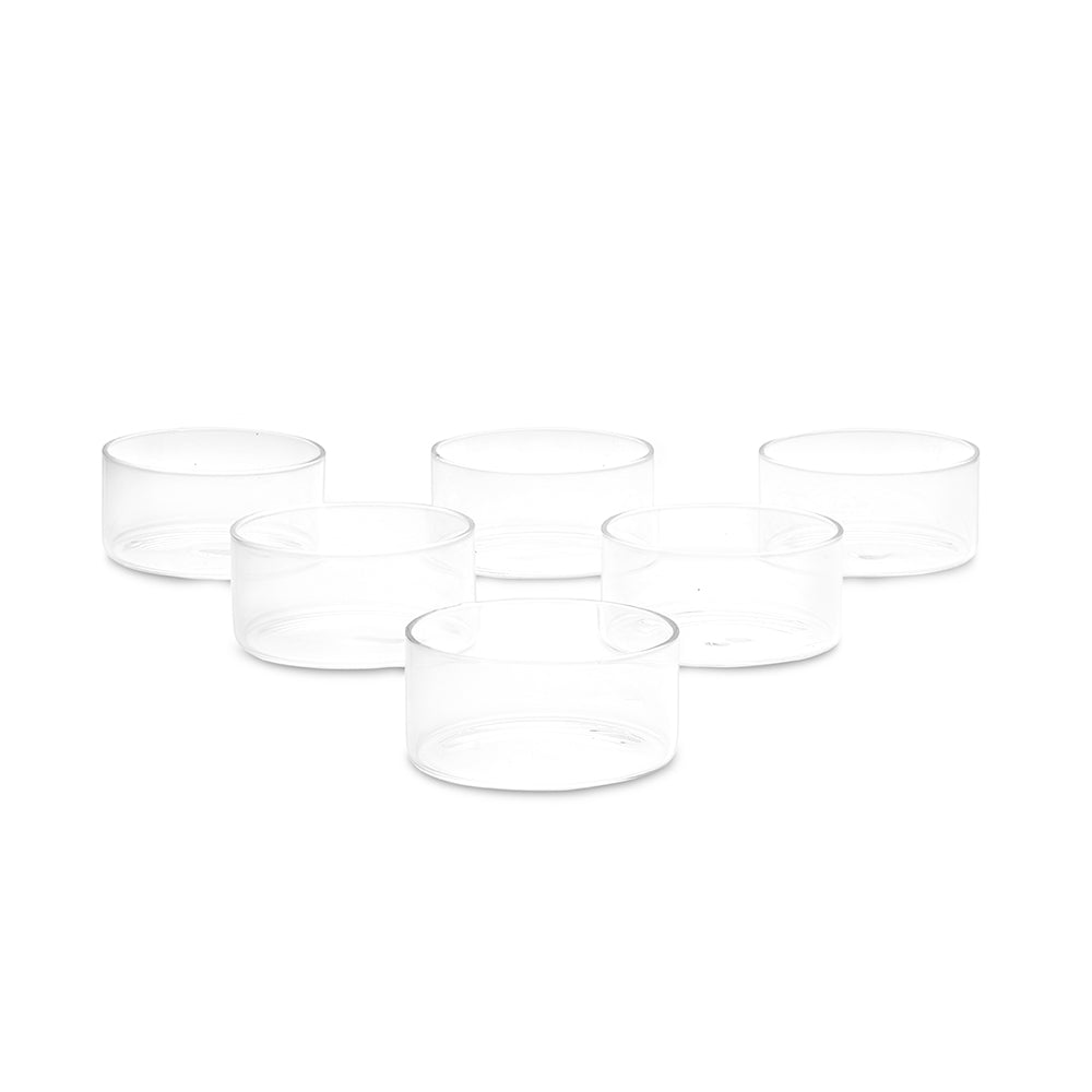 Borosil Large Vision Katori, Set of 6