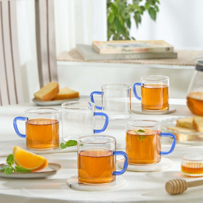 Borosil Blue Vision Classic Mug Set