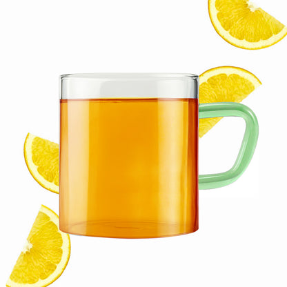 Borosil Green Vision Classic Mug Set