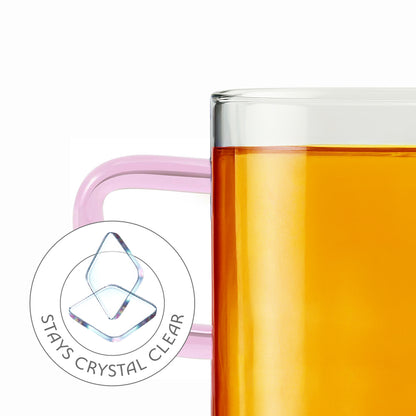 Borosil Pink Vision Classic Mug Set