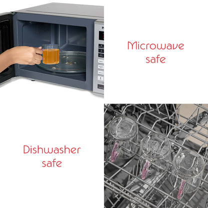 Borosil Pink Vision Classic Mug Set