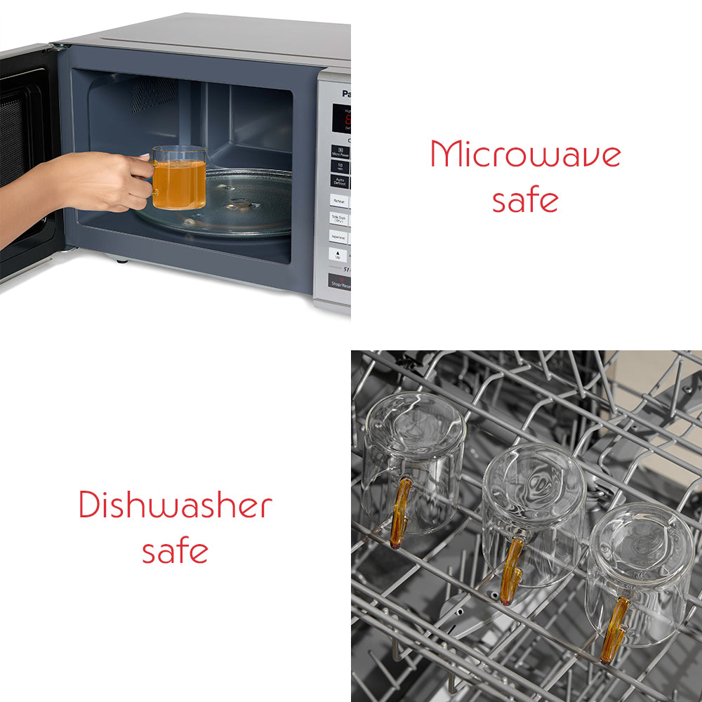 Borosil Yellow Vision Classic Mug Set