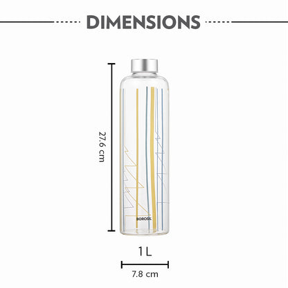 Crysto Narrow Mouth Sintra Glass Bottle