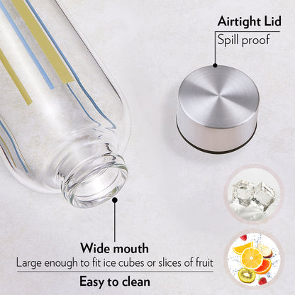Crysto Narrow Mouth Sintra Glass Bottle