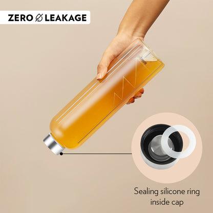 Crysto Narrow Mouth Sintra Glass Bottle