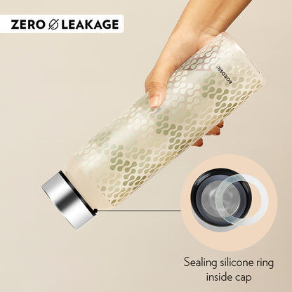 Crysto Wide Mouth Vista Glass Bottle