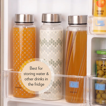 Crysto Wide Mouth Vista Glass Bottle