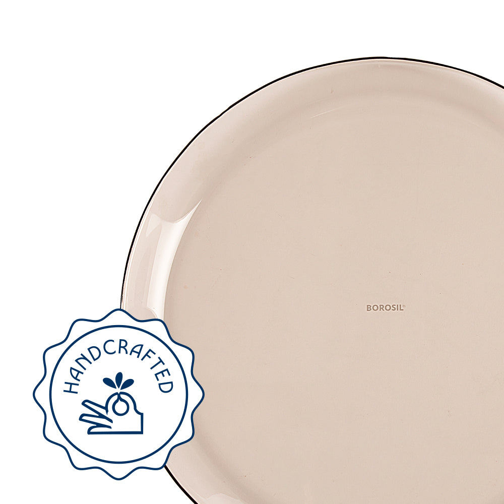 Aura Ion Glass Dinner Set, Brown