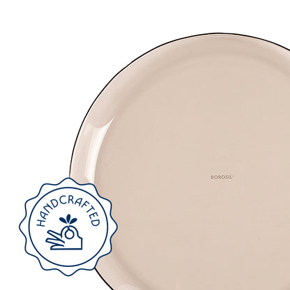 Aura Ion Glass Dinner Set, Brown