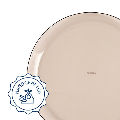 Aura Ion Glass Dinner Set, Brown