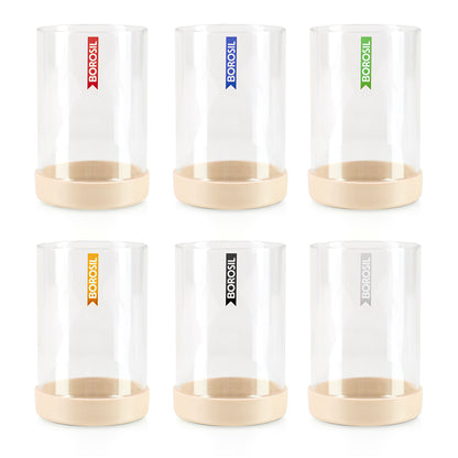 Borosil Vision Glass Set, Sand
