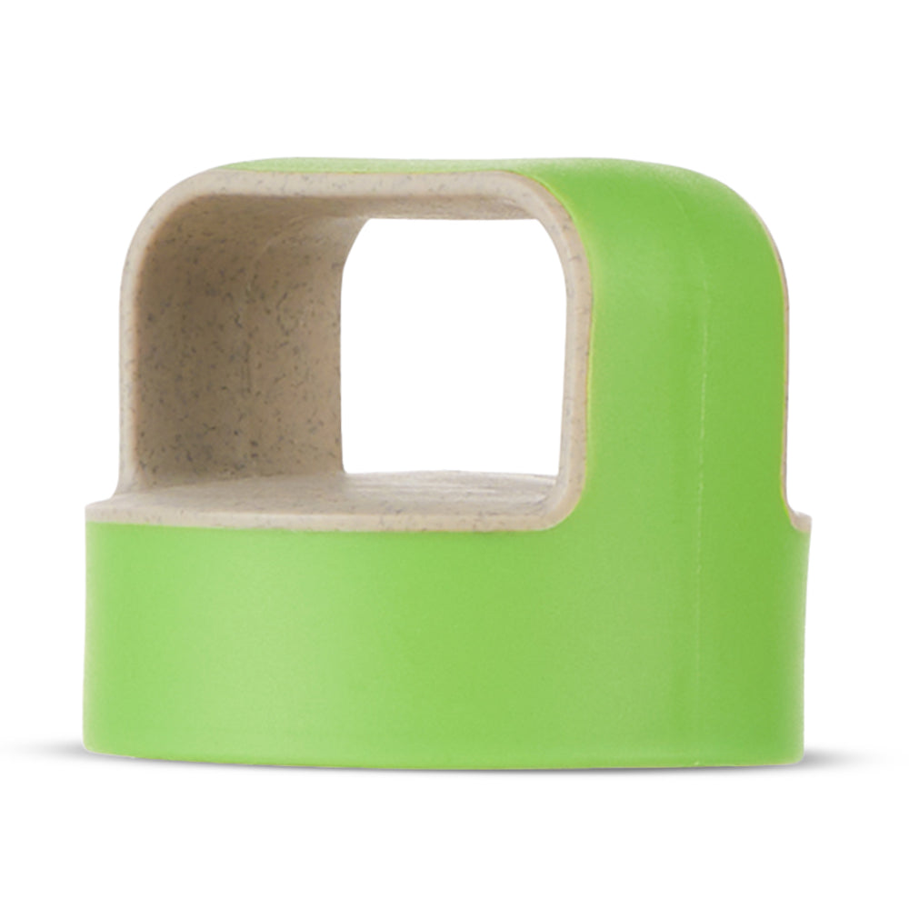 Husk Lid For Glass Bottles Wide Mouth, Green